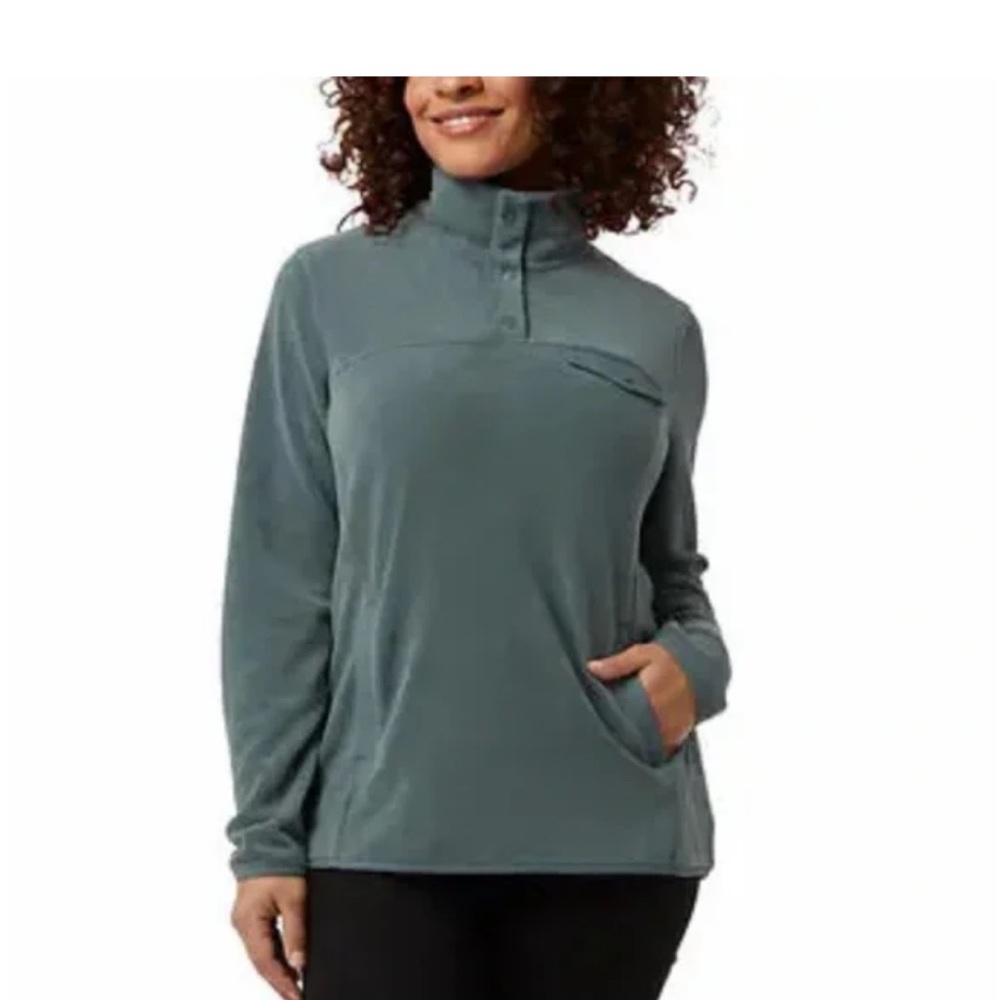 32 Degrees Women's Blue Fleece Sweatshirt